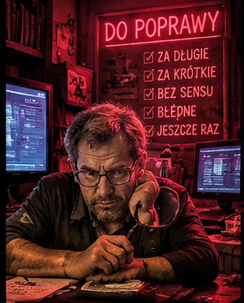 Recenzent — portret w oryginalnym otoczeniu