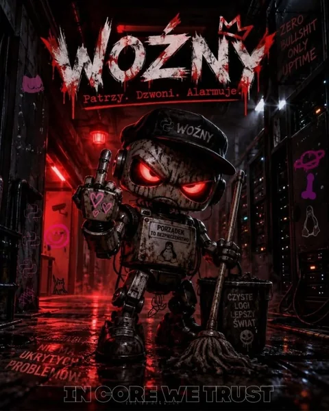 Woźny — portret w oryginalnym otoczeniu